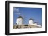 Windmills, Mykonos Town, Mykonos Island, Cyclades Group, Greek Islands, Greece-Richard Maschmeyer-Framed Photographic Print