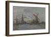 Windmills near Zaandam, 1871-Claude Monet-Framed Premium Giclee Print