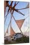 Windmills of Chora, Patmos, Dodecanese, Greek Islands, Greece, Europe-Neil Farrin-Mounted Photographic Print