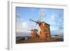 Windmills of Chora, Patmos, Dodecanese, Greek Islands, Greece, Europe-Neil Farrin-Framed Photographic Print