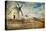 Windmills Of Spain - Picture In Painting Style-Maugli-l-Stretched Canvas