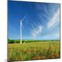 Windmills on a Field in the Early Spring Makovm-Krivosheev Vitaly-Mounted Photographic Print