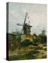 Windmills on Montmartre-Vincent van Gogh-Stretched Canvas