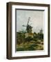 Windmills on Montmartre-Vincent van Gogh-Framed Giclee Print