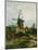 Windmills on Montmartre-Vincent van Gogh-Mounted Giclee Print