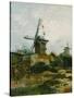 Windmills on Montmartre-Vincent van Gogh-Stretched Canvas