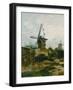 Windmills on Montmartre-Vincent van Gogh-Framed Giclee Print