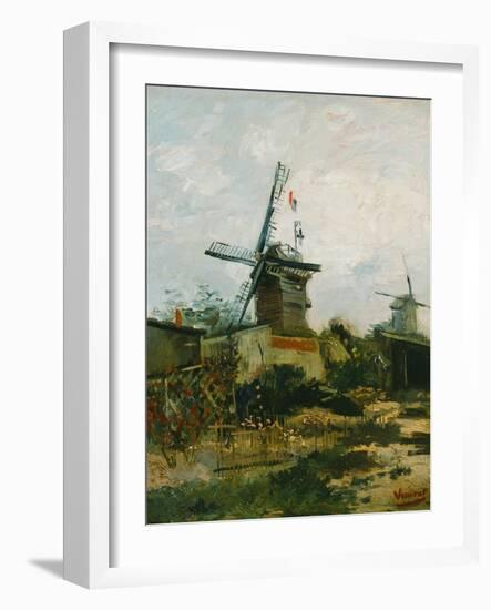 Windmills on Montmartre-Vincent van Gogh-Framed Giclee Print