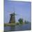 Windmills on the Canal at Kinderdijk Near Rotterdam, UNESCO World Heritage Site, the Netherlands-Roy Rainford-Mounted Photographic Print