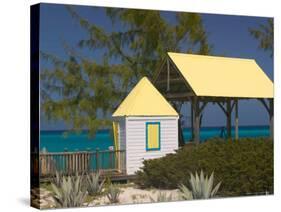 Windmills Plantation Beach House, Salt Cay Island, Turks and Caicos, Caribbean-Walter Bibikow-Stretched Canvas