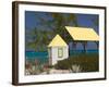 Windmills Plantation Beach House, Salt Cay Island, Turks and Caicos, Caribbean-Walter Bibikow-Framed Photographic Print
