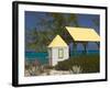 Windmills Plantation Beach House, Salt Cay Island, Turks and Caicos, Caribbean-Walter Bibikow-Framed Photographic Print