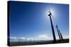 Windmills, Wallula, Washington-Paul Souders-Stretched Canvas