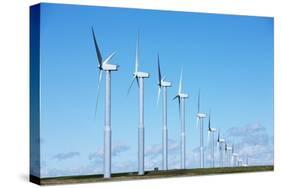 Windmills, Wallula, Washington-Paul Souders-Stretched Canvas