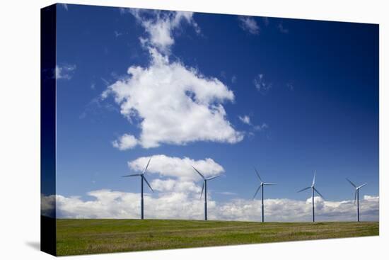 Windmills, Wallula, Washington-Paul Souders-Stretched Canvas