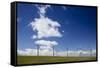 Windmills, Wallula, Washington-Paul Souders-Framed Stretched Canvas