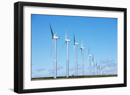 Windmills, Wallula, Washington-Paul Souders-Framed Photographic Print