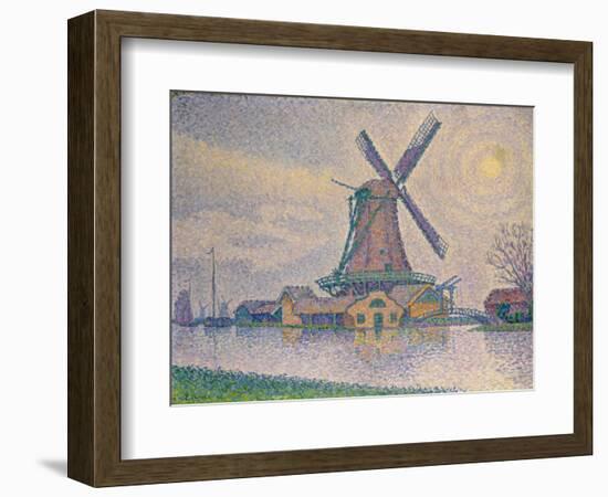 Windmuehle Bei Edam, 1896-Paul Signac-Framed Giclee Print