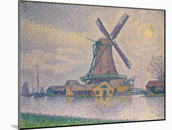 Windmuehle Bei Edam, 1896-Paul Signac-Mounted Giclee Print