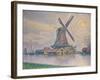 Windmuehle Bei Edam, 1896-Paul Signac-Framed Giclee Print