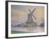 Windmuehle Bei Edam, 1896-Paul Signac-Framed Giclee Print
