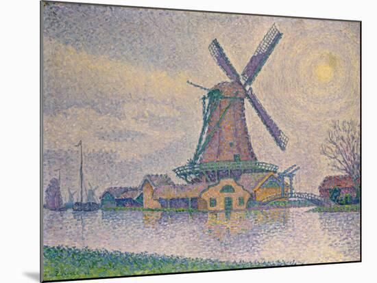 Windmuehle Bei Edam, 1896-Paul Signac-Mounted Giclee Print