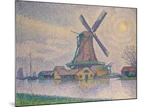 Windmuehle Bei Edam, 1896-Paul Signac-Mounted Giclee Print