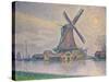 Windmuehle Bei Edam, 1896-Paul Signac-Stretched Canvas