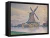 Windmuehle Bei Edam, 1896-Paul Signac-Framed Stretched Canvas