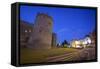 Windosr Castle at Dusk, Windsor, Berkshire, England, United Kingdom, Europe-Charlie Harding-Framed Stretched Canvas