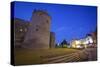 Windosr Castle at Dusk, Windsor, Berkshire, England, United Kingdom, Europe-Charlie Harding-Stretched Canvas