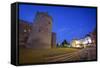 Windosr Castle at Dusk, Windsor, Berkshire, England, United Kingdom, Europe-Charlie Harding-Framed Stretched Canvas