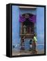 Window Adorned for Holy Week Procession, Antigua, Guatemala, Central America-Sergio Pitamitz-Framed Stretched Canvas
