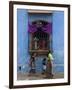 Window Adorned for Holy Week Procession, Antigua, Guatemala, Central America-Sergio Pitamitz-Framed Photographic Print