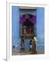 Window Adorned for Holy Week Procession, Antigua, Guatemala, Central America-Sergio Pitamitz-Framed Photographic Print