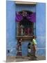Window Adorned for Holy Week Procession, Antigua, Guatemala, Central America-Sergio Pitamitz-Mounted Photographic Print