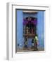 Window Adorned for Holy Week Procession, Antigua, Guatemala, Central America-Sergio Pitamitz-Framed Photographic Print