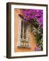 Window and Flower Pots, San Miguel De Allende, Guanajuato State, Mexico-Julie Eggers-Framed Photographic Print