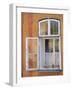 Window and Flower Pots, Tabor, South Bohemia, Czech Republic, Europe-Upperhall Ltd-Framed Photographic Print