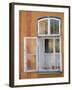 Window and Flower Pots, Tabor, South Bohemia, Czech Republic, Europe-Upperhall Ltd-Framed Photographic Print