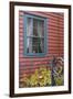 Window and Gate, Annapolis Royal, Nova Scotia, Canada-Natalie Tepper-Framed Photo