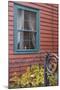 Window and Gate, Annapolis Royal, Nova Scotia, Canada-Natalie Tepper-Mounted Photo