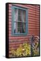 Window and Gate, Annapolis Royal, Nova Scotia, Canada-Natalie Tepper-Framed Stretched Canvas