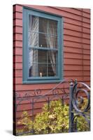 Window and Gate, Annapolis Royal, Nova Scotia, Canada-Natalie Tepper-Stretched Canvas