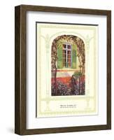 Window and Shutters-null-Framed Art Print