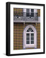 Window, Bairro Alto, Lisbon, Portugal-Walter Bibikow-Framed Photographic Print