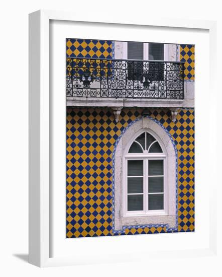 Window, Bairro Alto, Lisbon, Portugal-Walter Bibikow-Framed Photographic Print