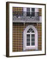 Window, Bairro Alto, Lisbon, Portugal-Walter Bibikow-Framed Photographic Print