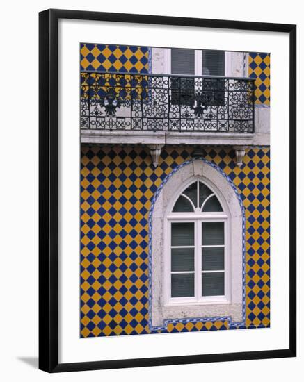 Window, Bairro Alto, Lisbon, Portugal-Walter Bibikow-Framed Photographic Print