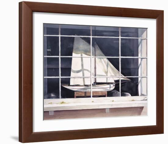 Window by the Sea-Michael Felmingham-Framed Art Print